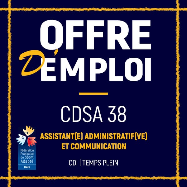 Offre d'emploi CDSA 38