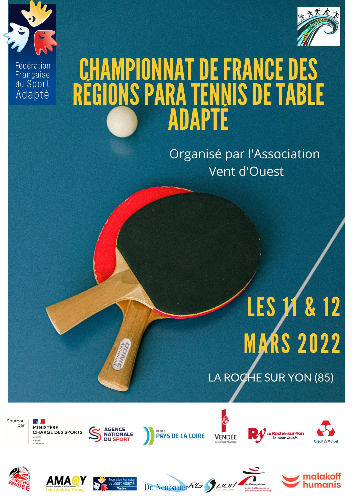 Tennis De Table Sport Adapté