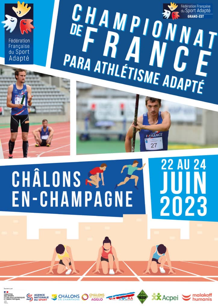 Championnat de France para athlétisme adapté 2023 - Sport Adapté